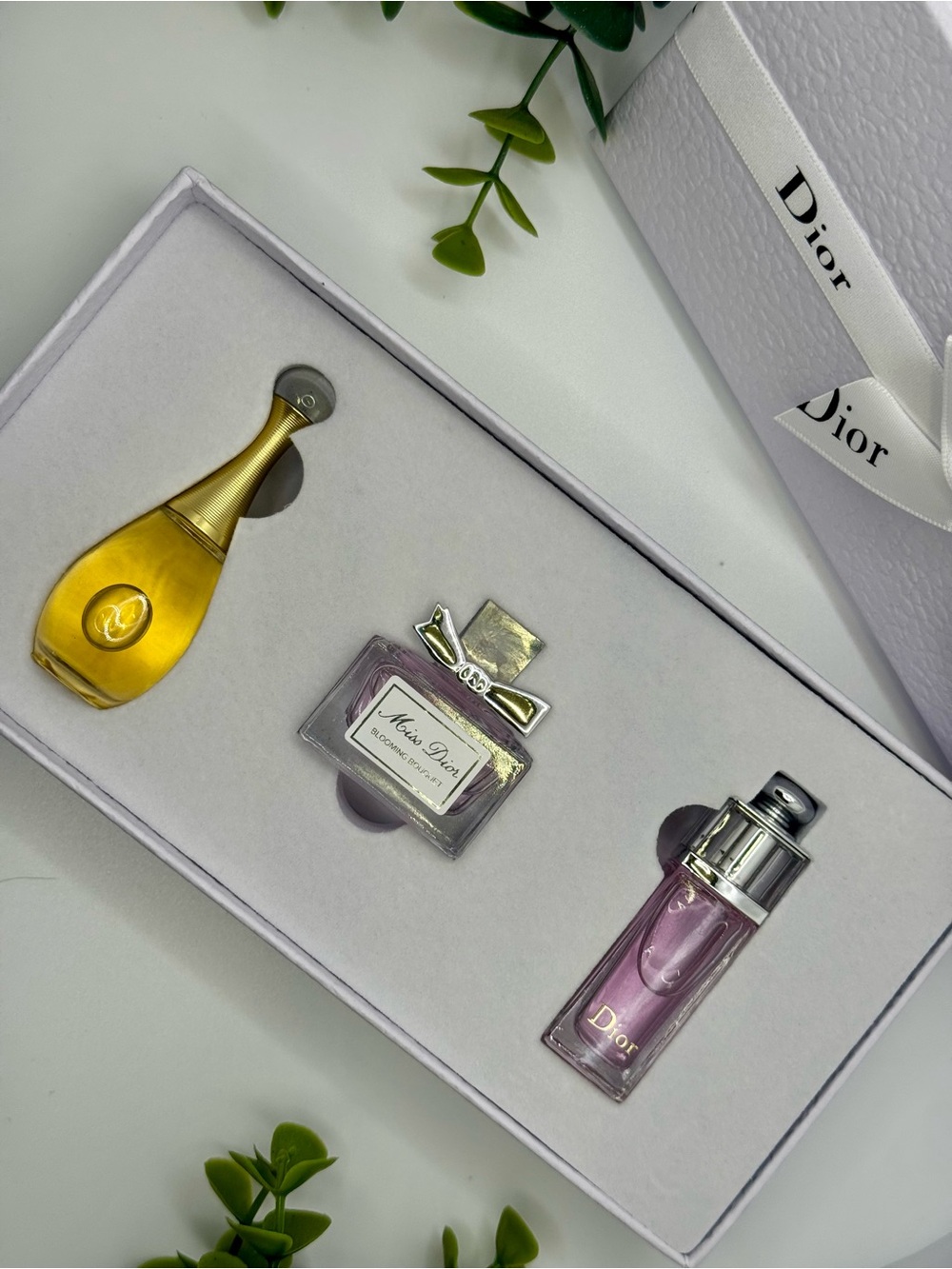 🌸 Dior Mini Perfume Gift Set – 3 x 5ml Travel Size Fragrances 🌸